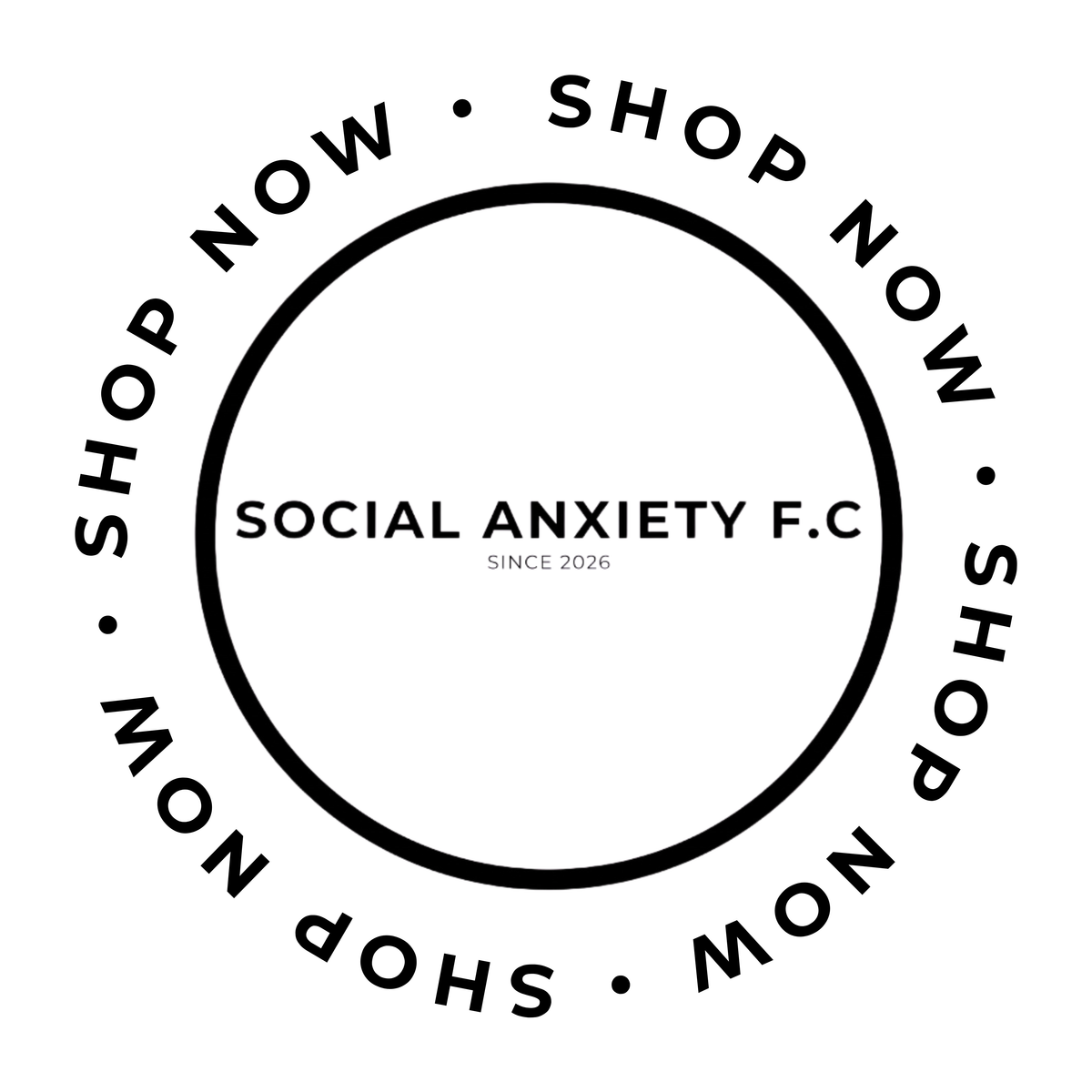 Social Anxiety F.C. // CASUAL T-Shirts for CASUAL PEOPLE
