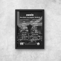 Oasis Los Angeles Setlist Print - Both Dates