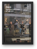 Oasis Manchester Setlist Print - All Dates