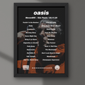 DIGTAL Oasis São Paulo Brazil 22/11/25 Setlist Print (Copy)