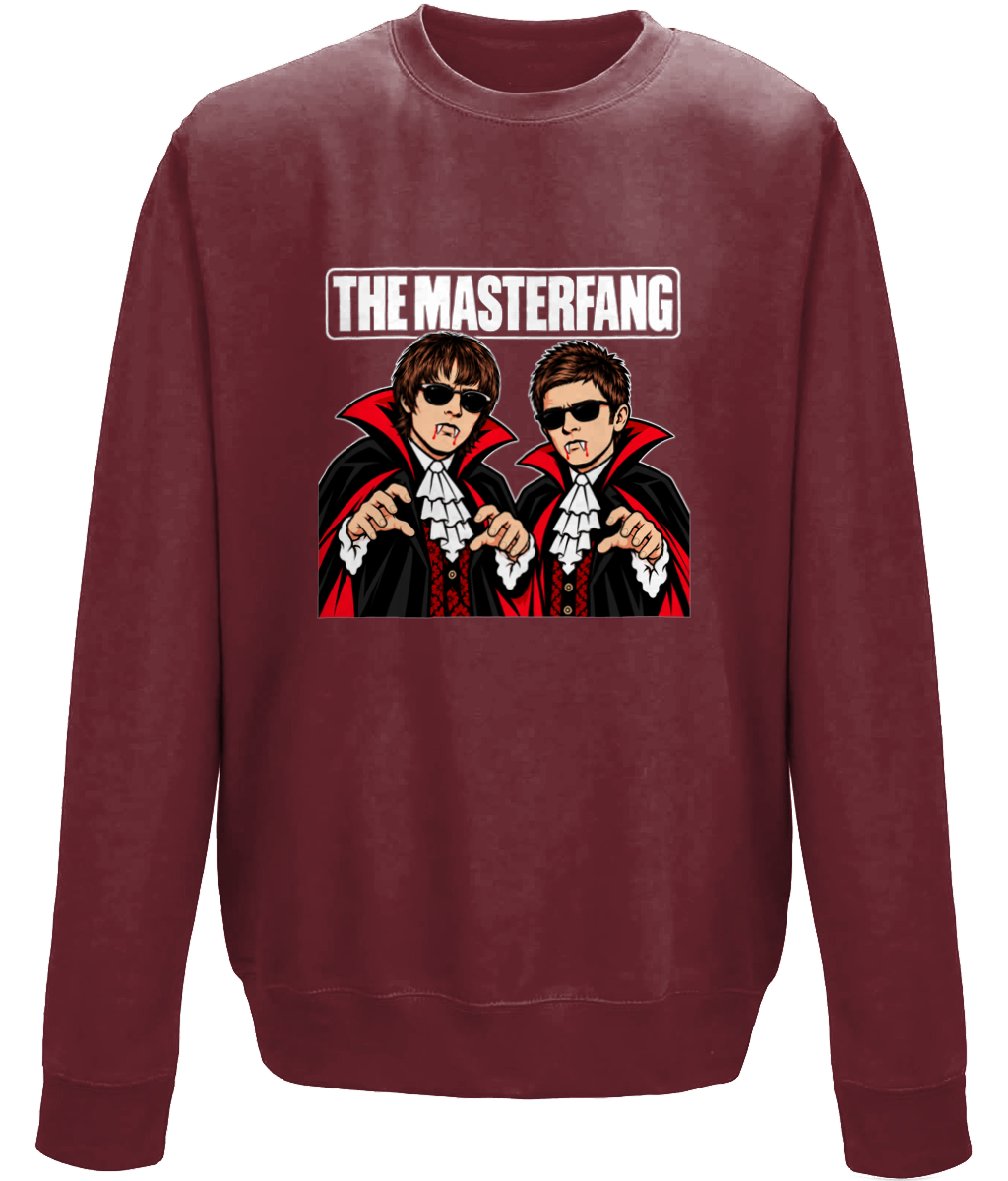 Liam and Noel The Masterfang Halloween Sweater