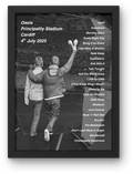 Oasis Cardiff Setlist Print - Both Dates