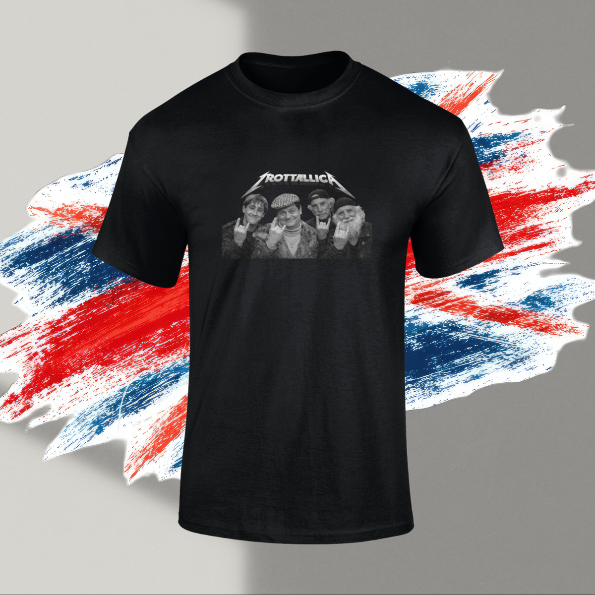 Only Fools Trottallica Parody T Shirt