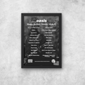 Oasis Toronto Setlist Print - Both Dates