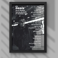 Oasis Sydney Setlist Print - Night Two 8th Nov