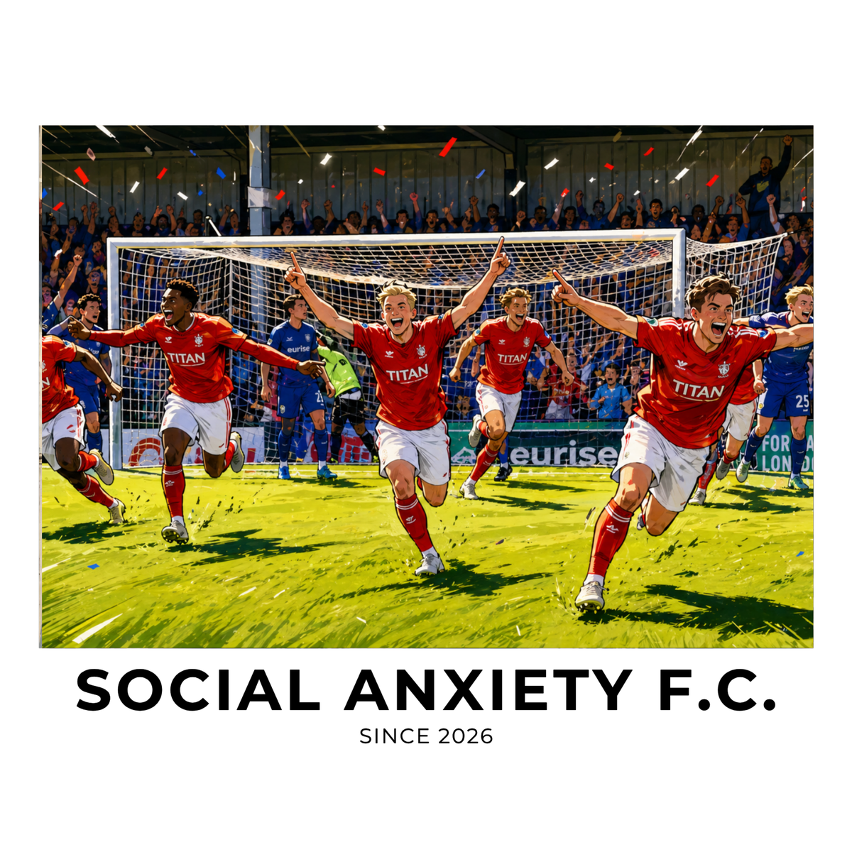 Stones in the 103rd Minute // T-Shirt by Social Anxiety F.C.