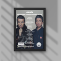Oasis Melbourne Setlist Print - All Dates