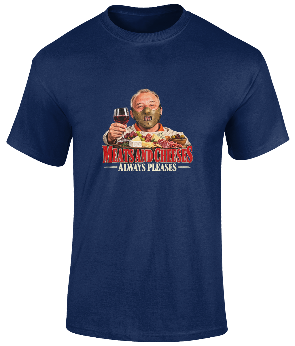 Bob Mortimer Hannibal Lecter Meats and Cheeses T-Shirt