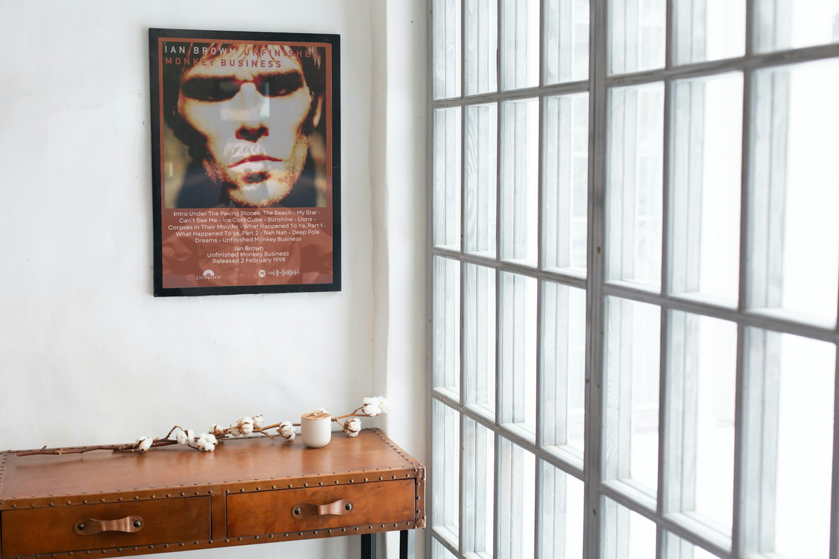 Ian Brown Unfinished Monkey Business Album Print