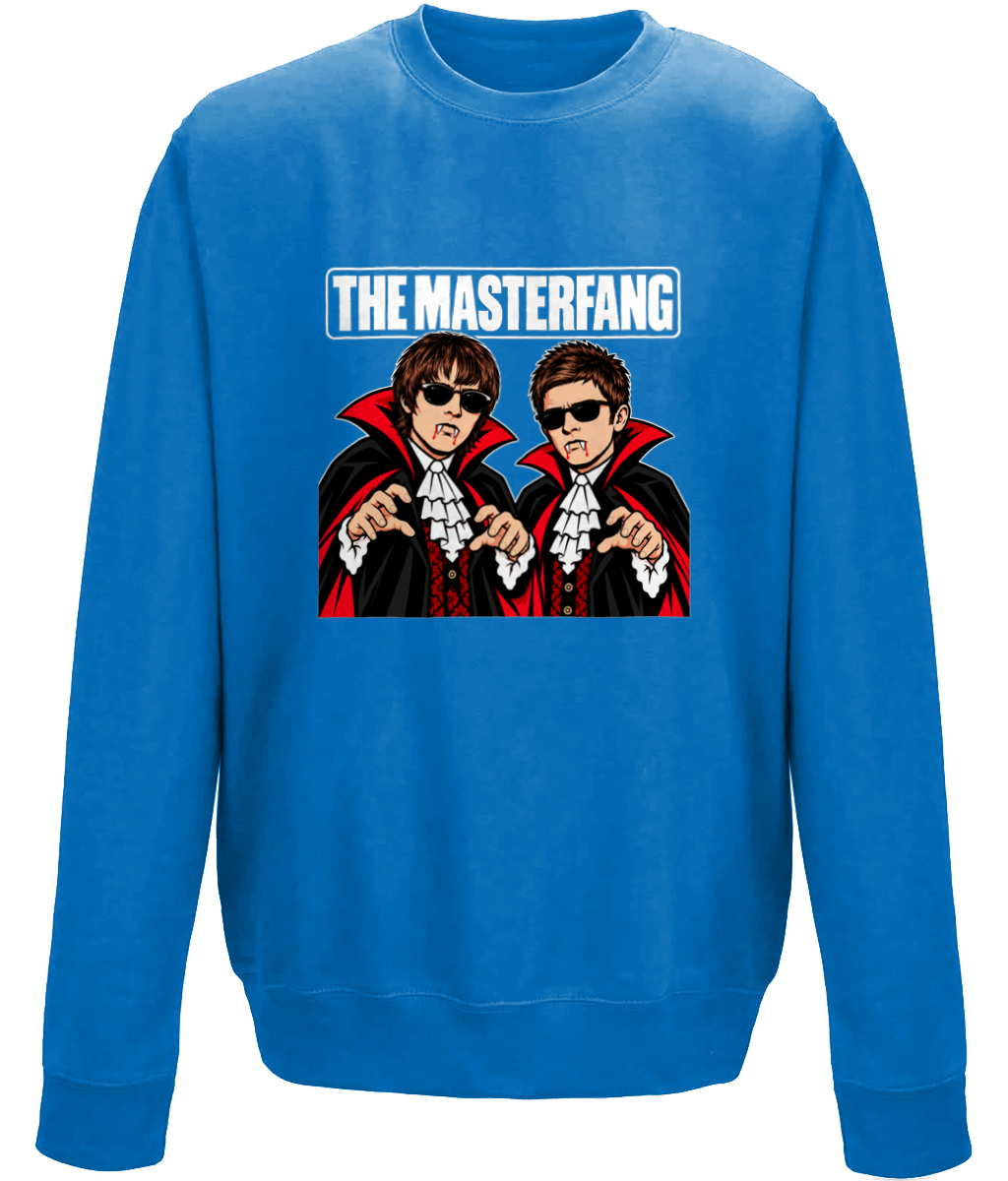 Liam and Noel The Masterfang Halloween Sweater