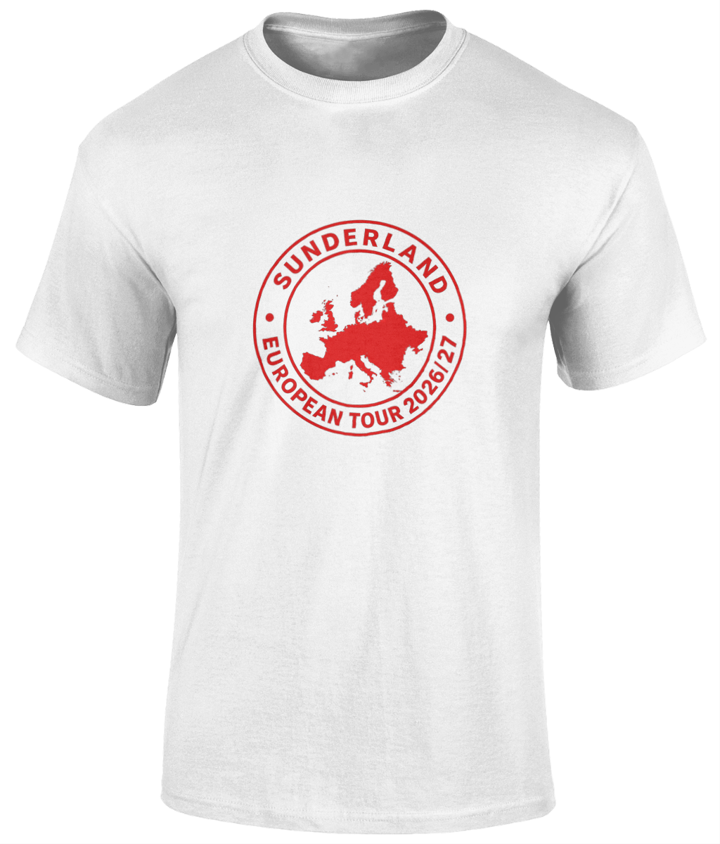 Sunderland European Tour // T-Shirt by Social Anxiety F.C.