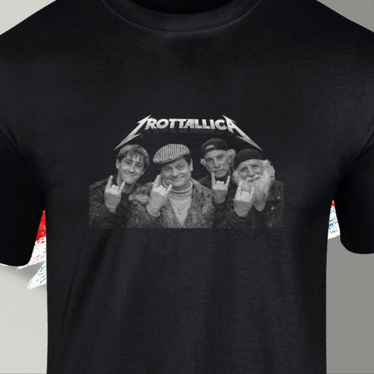 Only Fools Trottallica Parody T Shirt