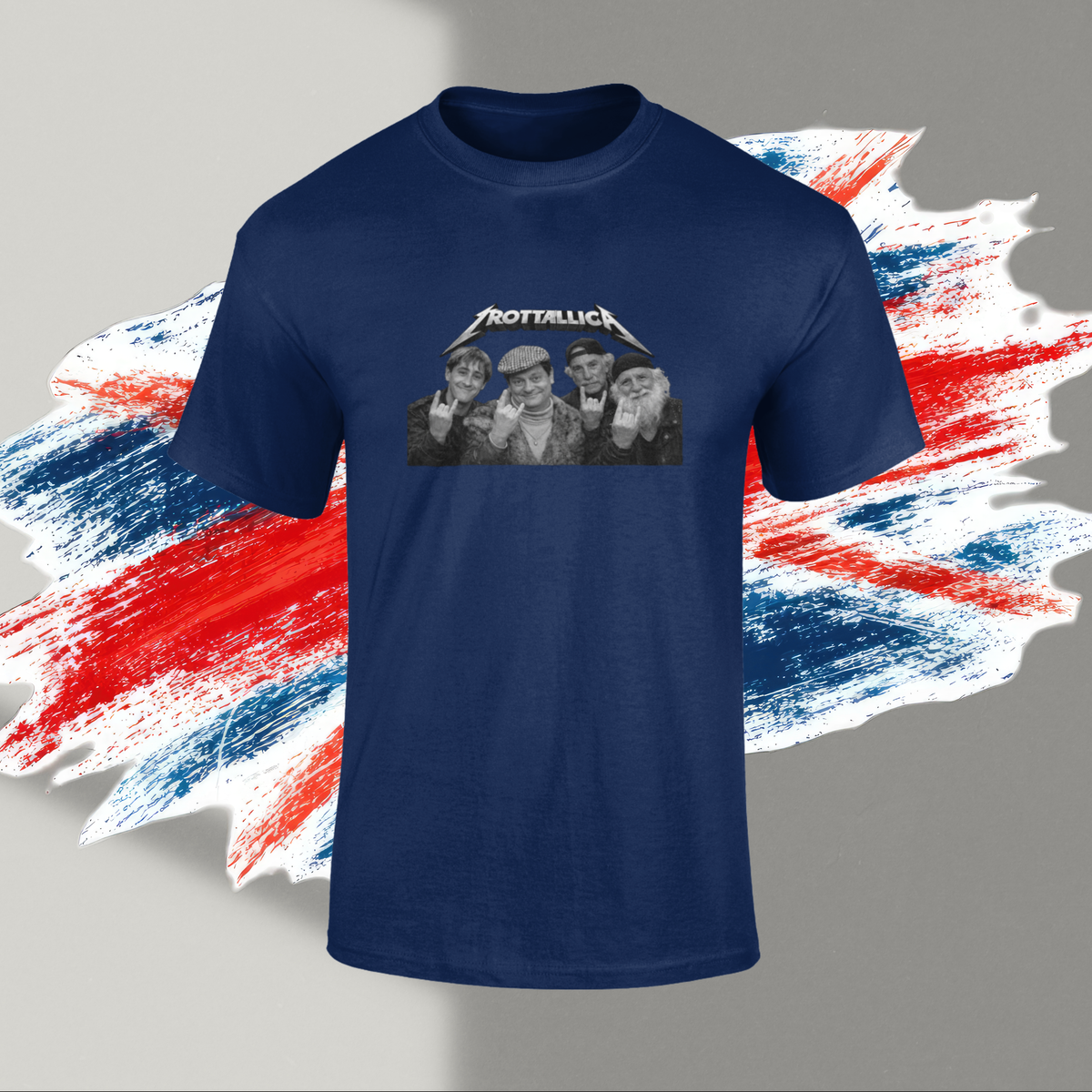 Only Fools Trottallica Parody T Shirt