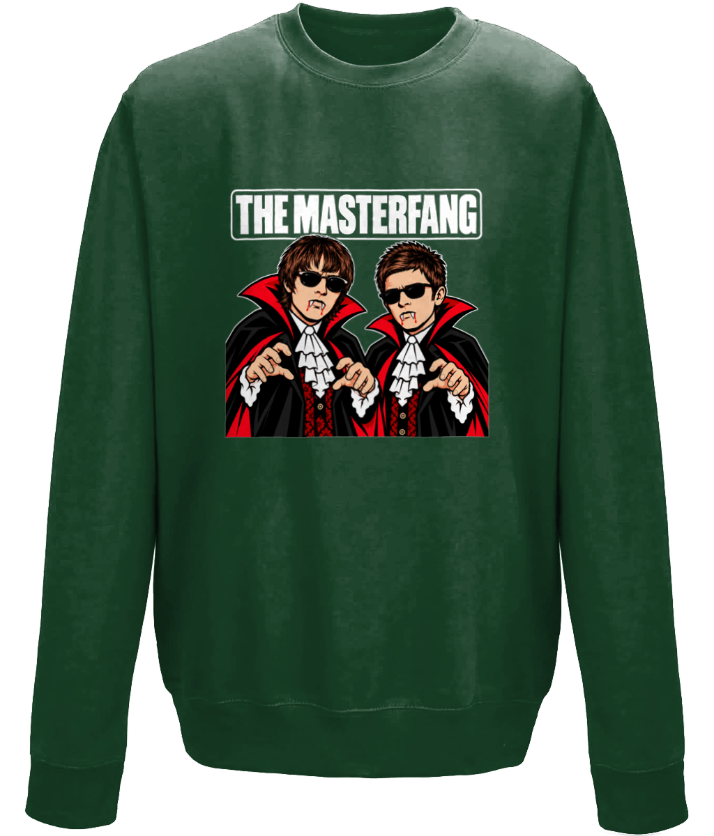 Liam and Noel The Masterfang Halloween Sweater