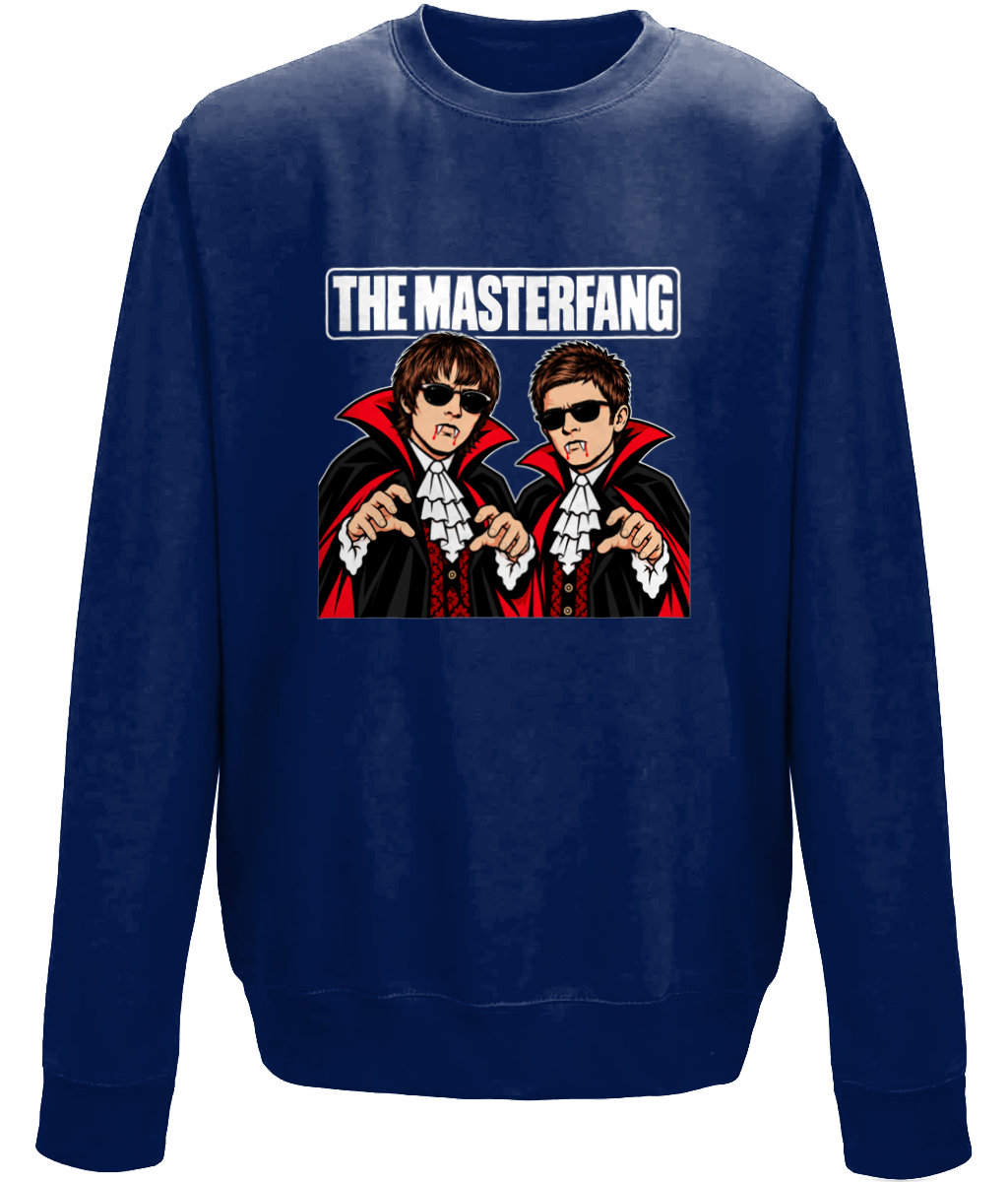 Liam and Noel The Masterfang Halloween Sweater