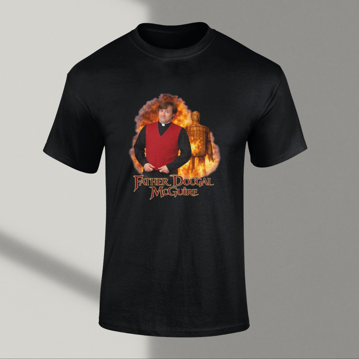 Father Dougal Wicker Man Parody T Shirt