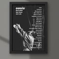 Oasis São Paulo Brazil 22/11/25 Setlist Print