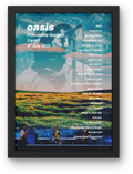 Oasis Cardiff Setlist Print - Both Dates