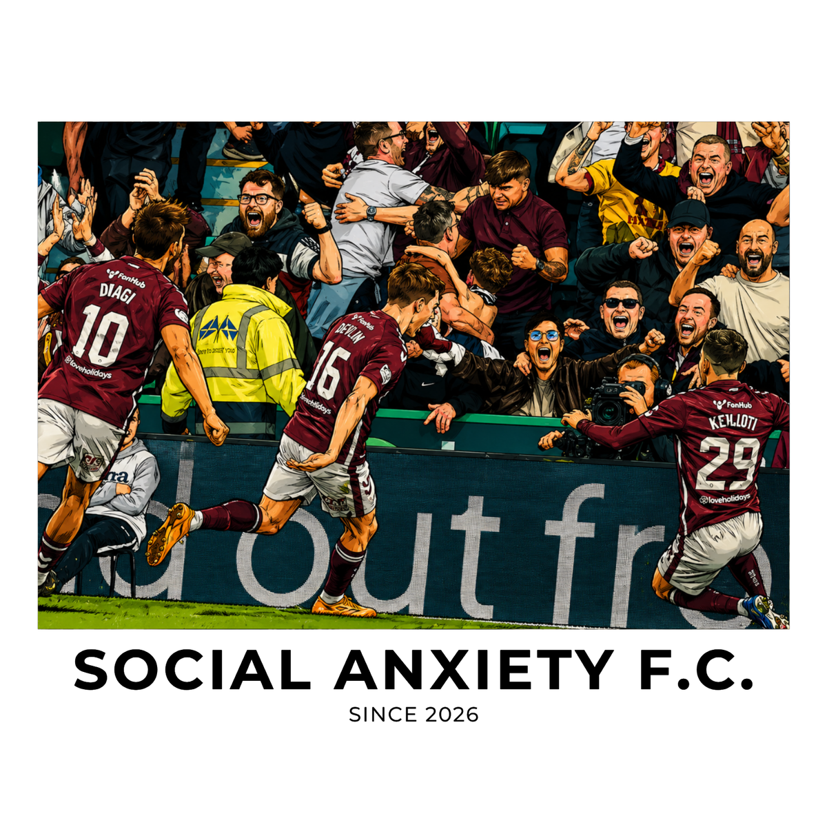 The capital belongs to Hearts
 // T-Shirt by Social Anxiety F.C.