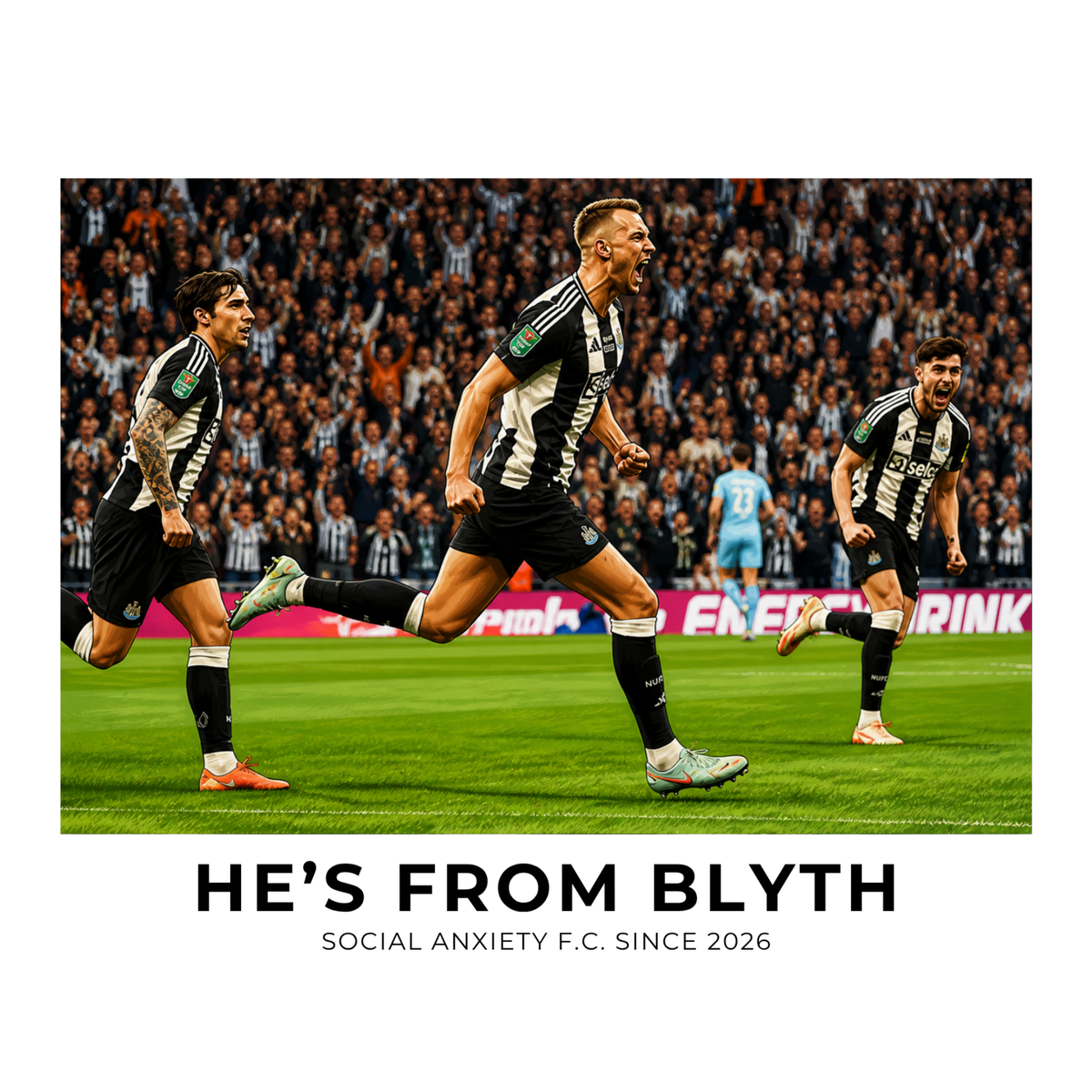 He's from Blyth // T-Shirt by Social Anxiety F.C.