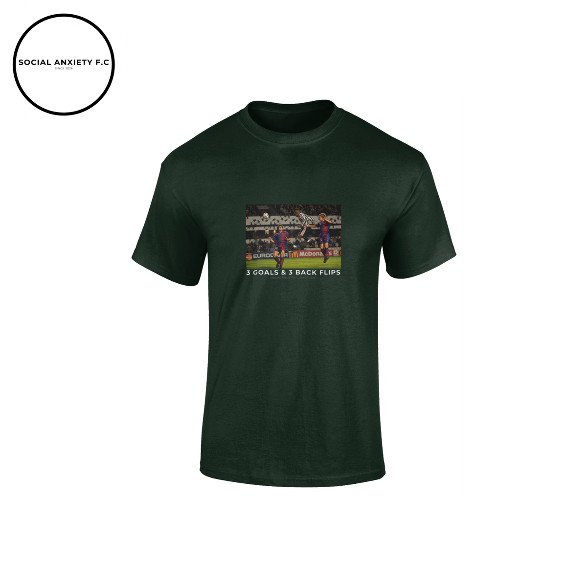 3 Goals & 3 Back Flips // T-Shirt by Social Anxiety F.C.