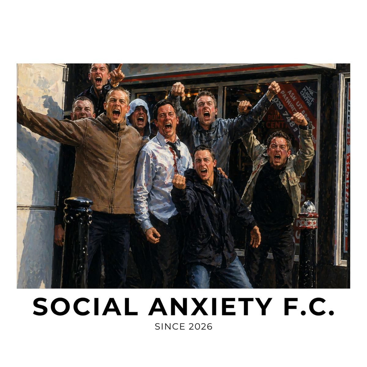 Saturday Afternoon’s Alright For Fighting // T-Shirt by Social Anxiety F.C.