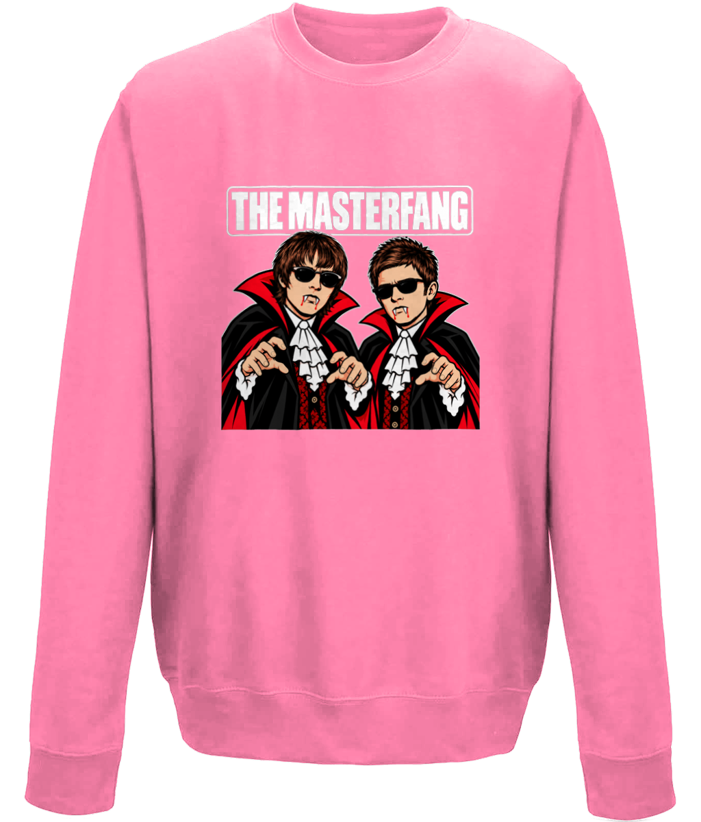 Liam and Noel The Masterfang Halloween Sweater