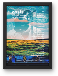 Oasis Wembley Setlist Print - All Dates