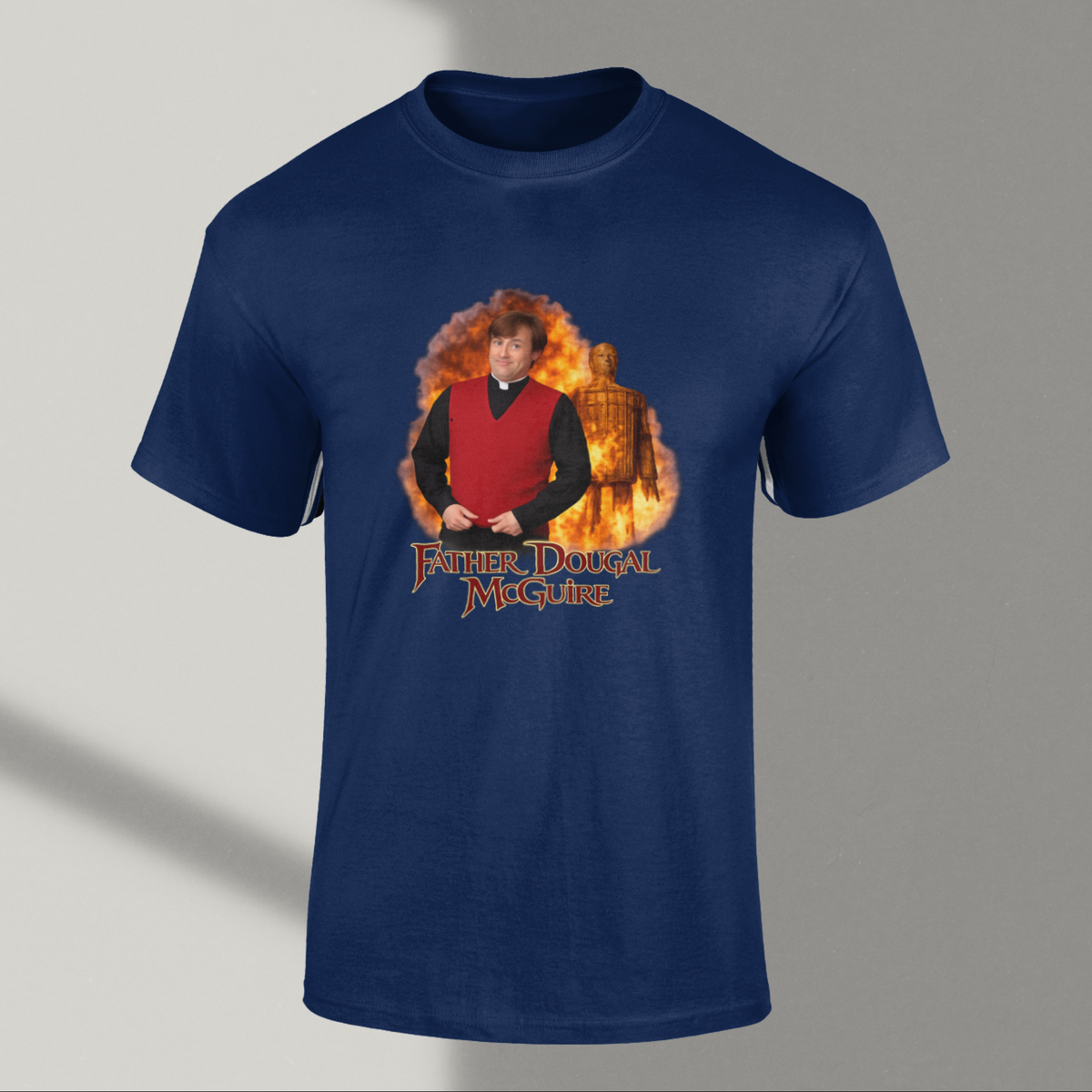 Father Dougal Wicker Man Parody T Shirt