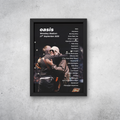 Oasis Wembley Setlist Print - All Dates