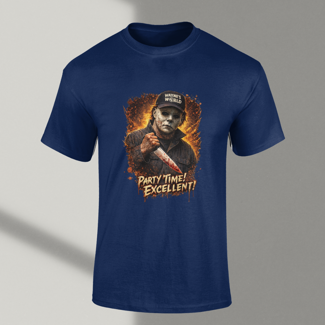 Michael Myers Wayne’s World Parody T Shirt