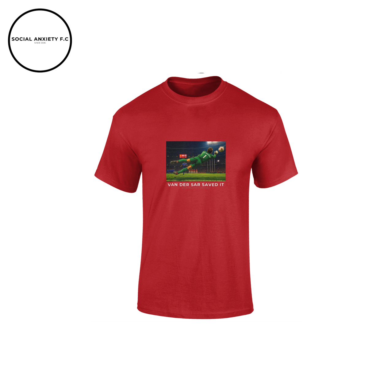 Van der Sar Saved it // T-Shirt by Social Anxiety F.C.