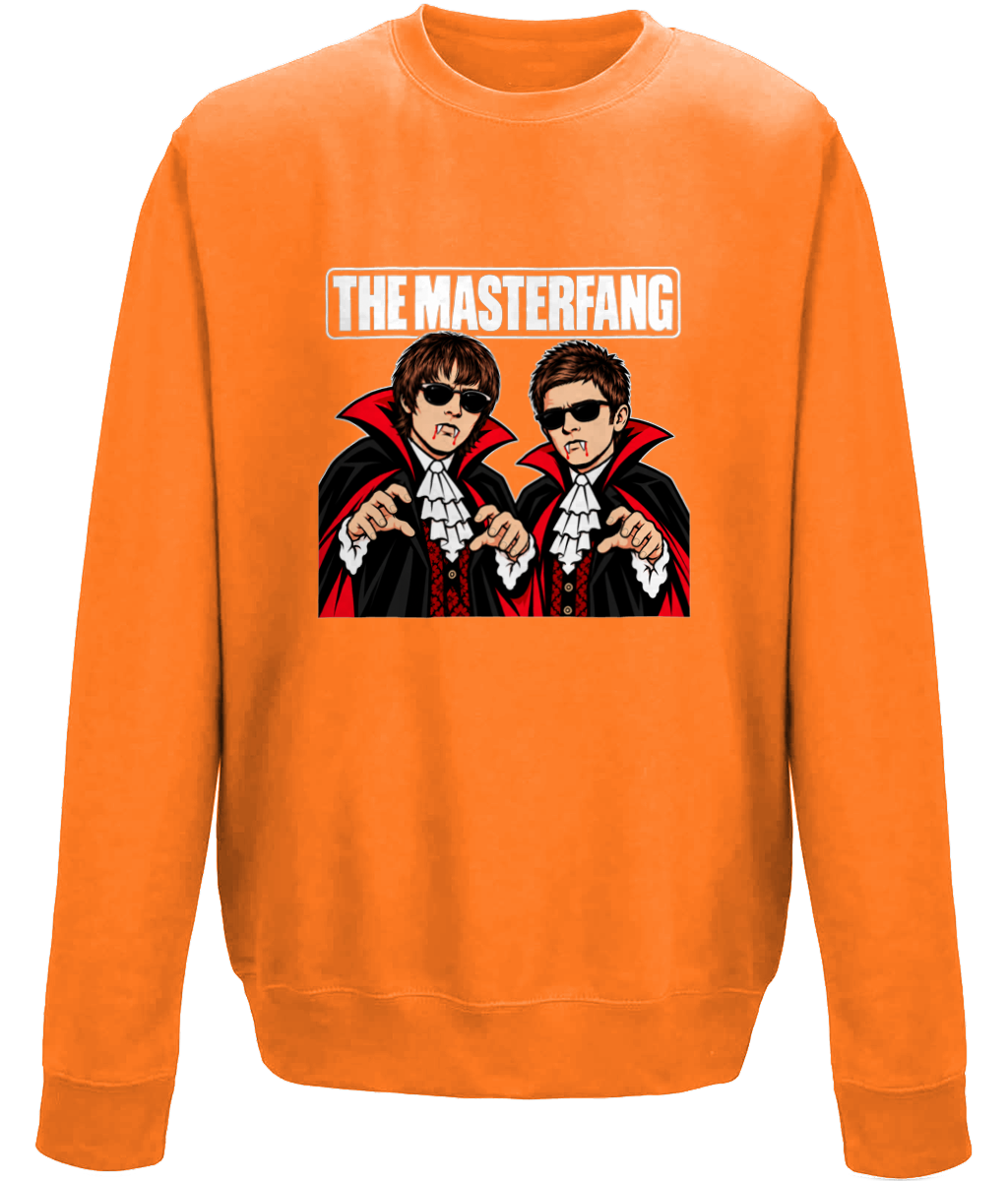 Liam and Noel The Masterfang Halloween Sweater