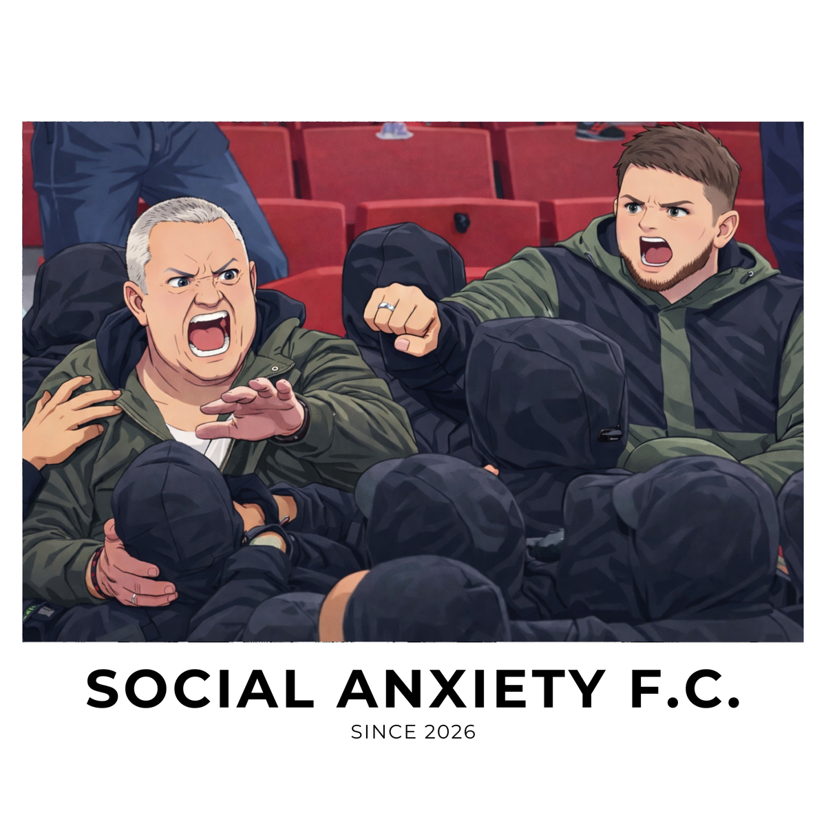 2 Against 10 // T-Shirt by Social Anxiety F.C.