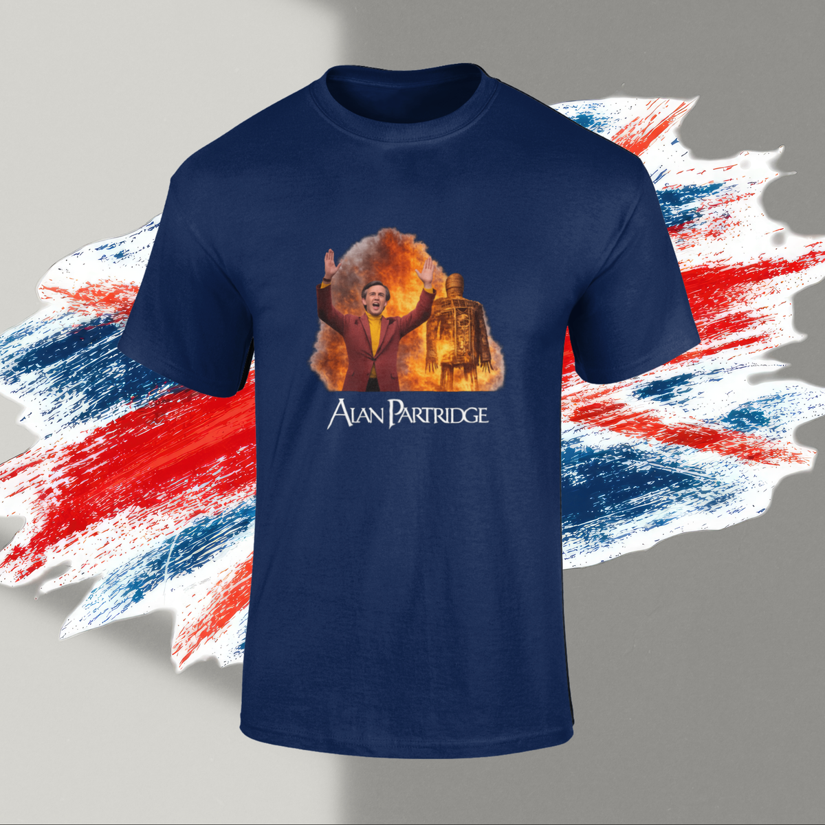 Alan Partridge Wicker Man Parody T Shirt