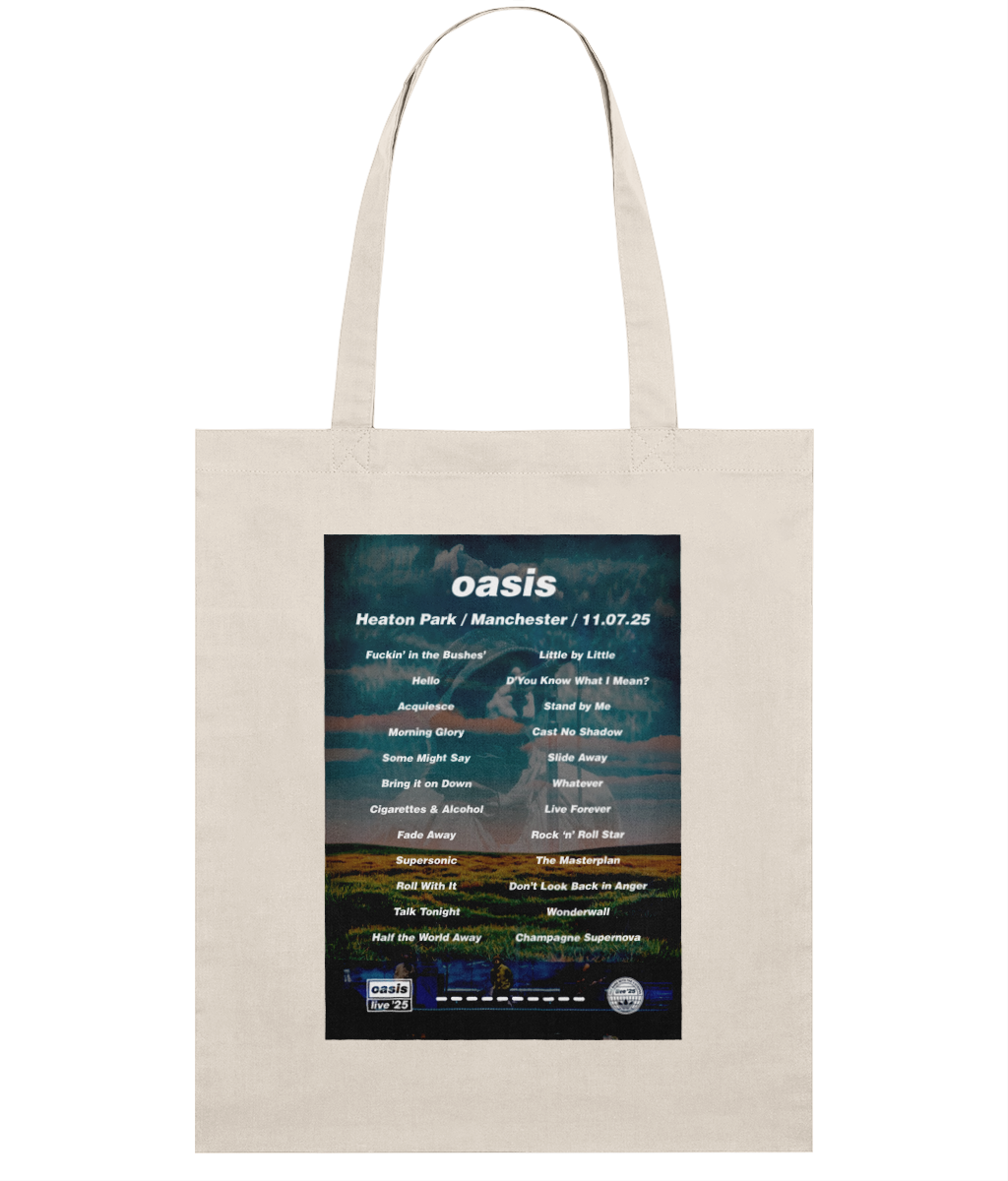 Oasis Manchester Setlist Tote Bag - All Dates