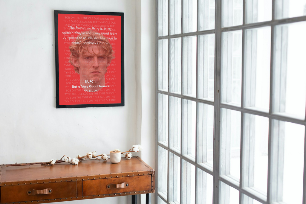 Tyne & Wear Derby Winners Quote Poster