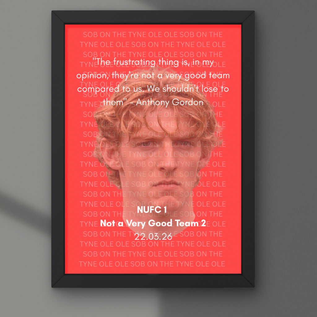 Tyne & Wear Derby Winners Quote Poster