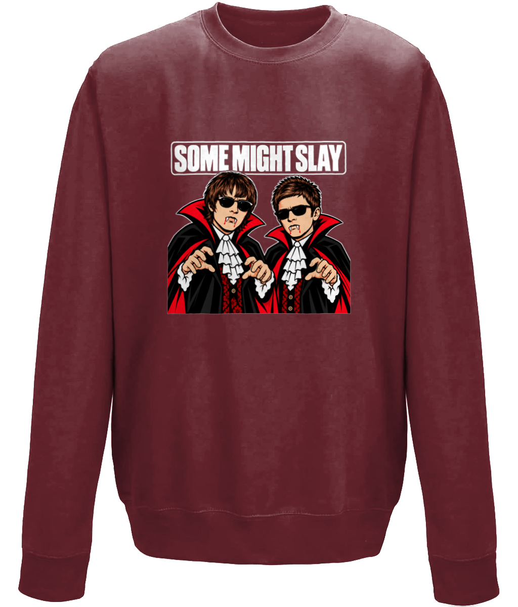 Liam and Noel Some Might Slay Halloween Sweater