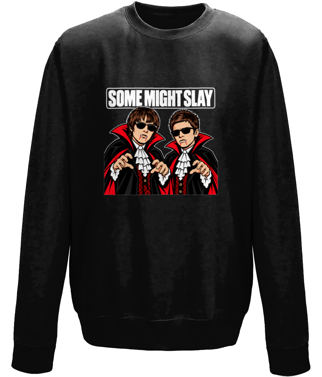 Liam and Noel Some Might Slay Halloween Sweater