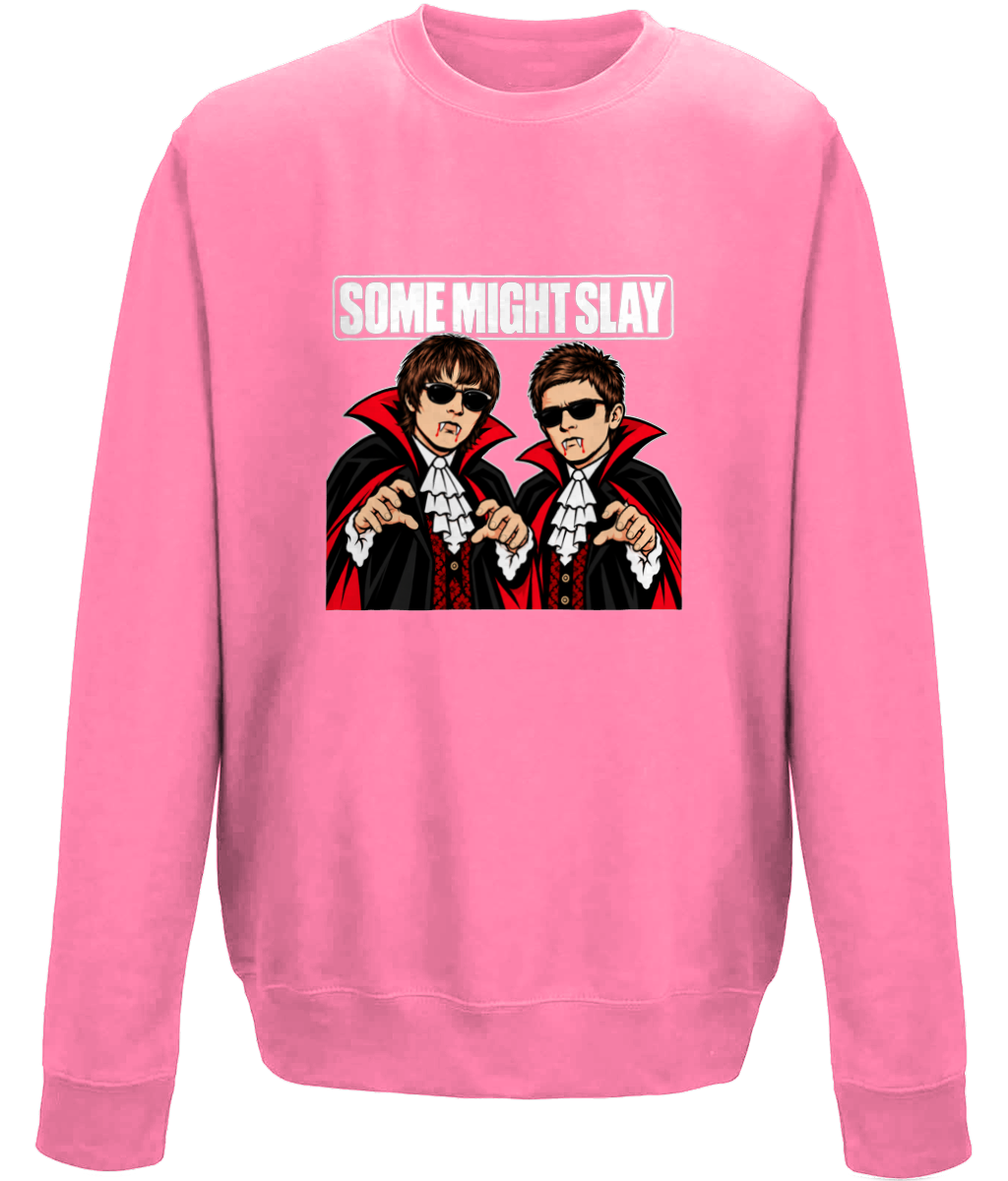 Liam and Noel Some Might Slay Halloween Sweater