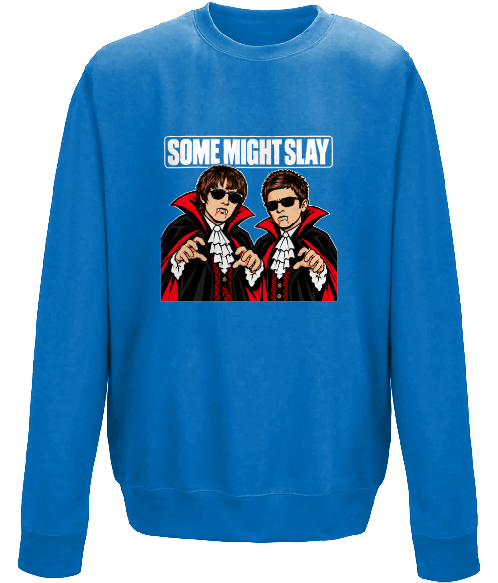 Liam and Noel Some Might Slay Halloween Sweater