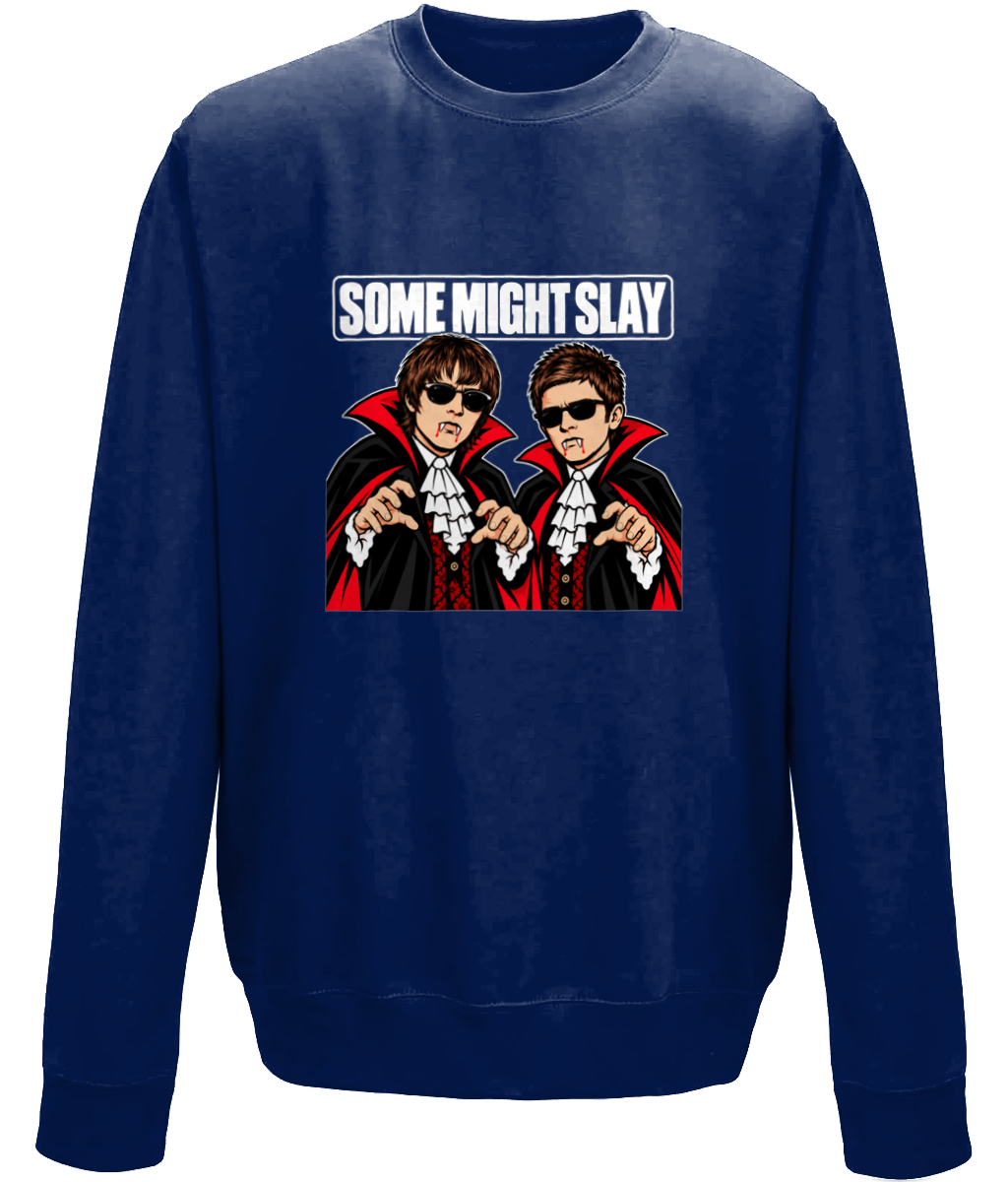 Liam and Noel Some Might Slay Halloween Sweater