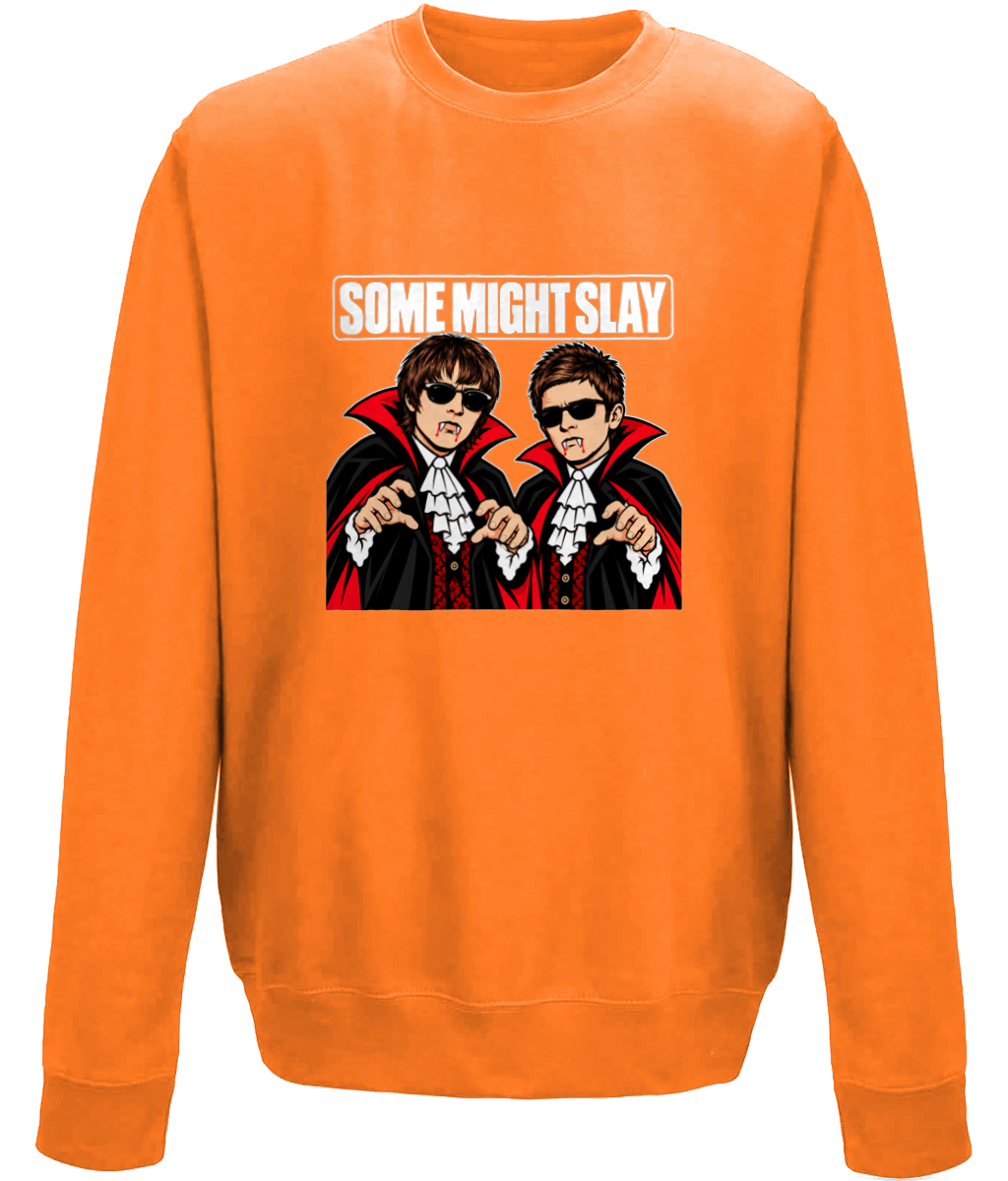 Liam and Noel Some Might Slay Halloween Sweater