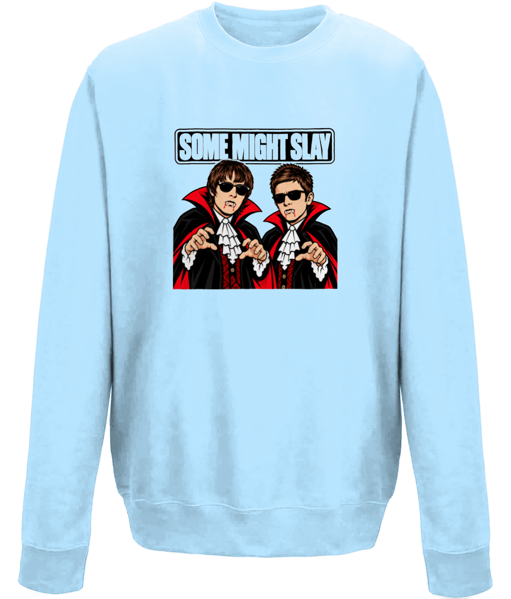 Liam and Noel Some Might Slay Halloween Sweater