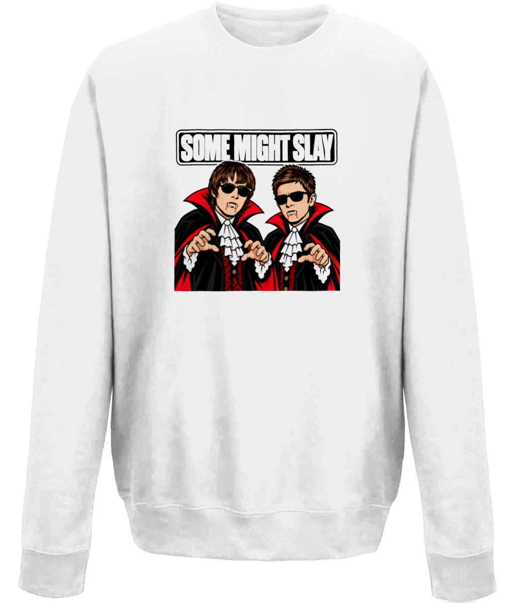 Liam and Noel Some Might Slay Halloween Sweater