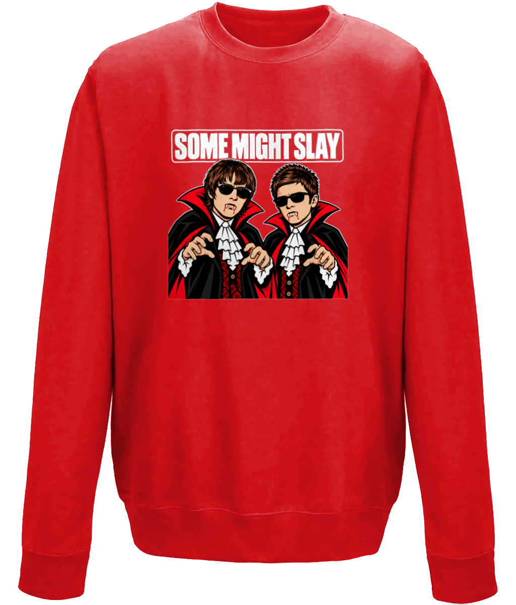 Liam and Noel Some Might Slay Halloween Sweater