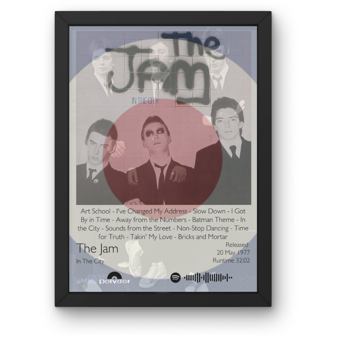 The Jam - Album posters - A1 to A5 Frame Option