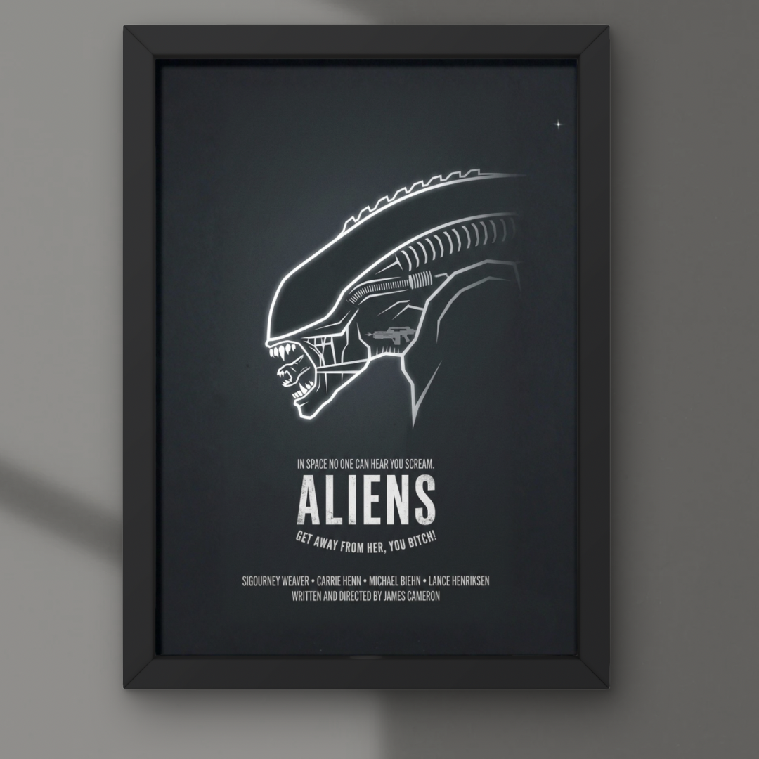 Aliens Movie Print
